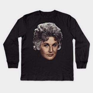 Bea Arthur Vintage Kids Long Sleeve T-Shirt